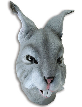 Unbranded Fancy Dress - Adult Grey Rabbit Mask