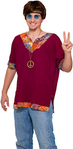 Unbranded Fancy Dress - Adult Groovy 60s Shirt