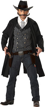 Unbranded Fancy Dress - Adult Gun Fighter Cowboy Costume