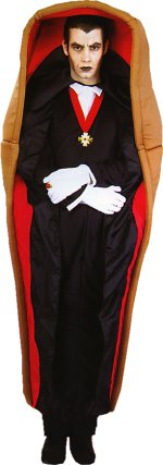 Unbranded Fancy Dress - Adult Halloween Drac in-The-Box Vampire Costume