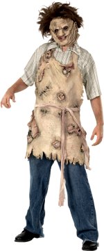 Unbranded Fancy Dress - Adult Halloween Leatherface Latex Apron