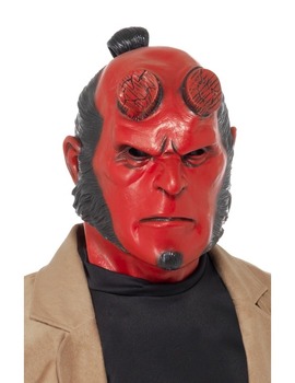 Unbranded Fancy Dress - Adult Hellboy Mask