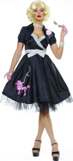 Unbranded Fancy Dress - Adult Hop Diva Costume - Black Small
