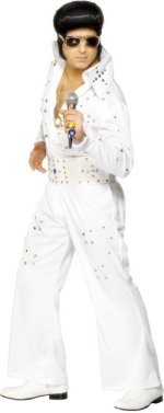 Unbranded Fancy Dress - Adult Licensed Las Vegas Elvis Costume