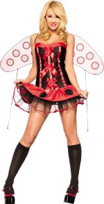 Unbranded Fancy Dress - Adult Lil`Ladybug Costume Medium/Large