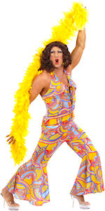 Unbranded Fancy Dress - Adult Male 70s Funky Chick Costume