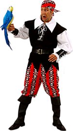 Unbranded Fancy Dress - Adult Marauder Of The Sea Pirate Costume