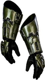 Unbranded Fancy Dress - Adult Master Chief Gauntlets