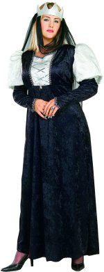 Unbranded Fancy Dress - Adult Medieval Lady Costume (FC)