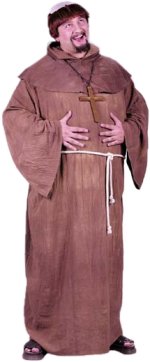 Unbranded Fancy Dress - Adult Medieval Monk Costume (FC)