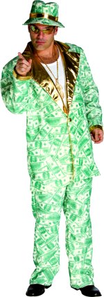 Unbranded Fancy Dress - Adult Money Man Pimp Costume