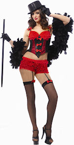 Unbranded Fancy Dress - Adult Moulin Diva Costume Small