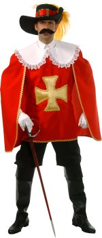 Unbranded Fancy Dress - Adult Musketeer Costume RED