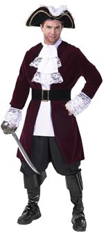 Unbranded Fancy Dress - Adult Pirate Captain Costume