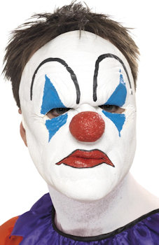 Unbranded Fancy Dress - Adult Realistic Movement Clown Mask