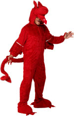 Unbranded Fancy Dress - Adult Red Dragon Costume