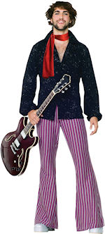 Unbranded Fancy Dress - Adult Rock Star 70s Costume