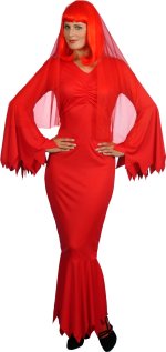 Unbranded Fancy Dress - Adult Scarlet Vamp Costume Extra Large