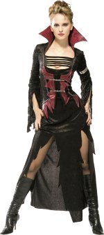Unbranded Fancy Dress - Adult Scarlet Vampire Halloween Costume
