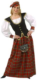 Unbranded Fancy Dress - Adult Scottish Lady Costume Extra Large