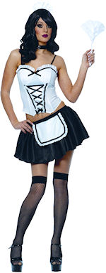 Unbranded Fancy Dress - Adult Sexy French Maid Costume Small