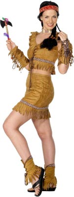 Unbranded Fancy Dress - Adult Sexy Pocahontas Indian Costume