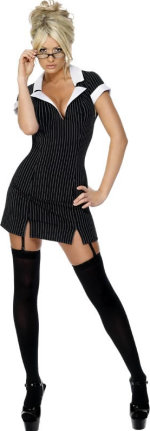 Unbranded Fancy Dress - Adult Sexy Secretary Costume Small