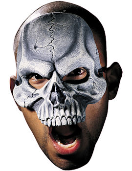 Unbranded Fancy Dress - Adult Skull Vinyl Chinless Mask
