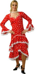 Unbranded Fancy Dress - Adult Spanish Lady Costume Extra Large