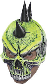 Unbranded Fancy Dress - Adult Spike Skull Half-Cap Mask