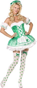 Unbranded Fancy Dress - Adult St Paddy` Babe Costume