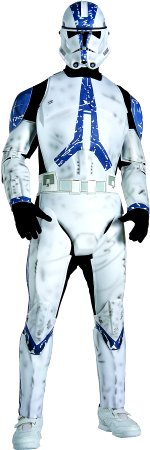 Unbranded Fancy Dress - Adult Star Wars Clone Trooper Costume