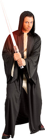 Unbranded Fancy Dress - Adult Star Wars Hooded Sith Robe