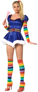 Includes dress, belt, wand, arm warmers and leg warmers.