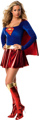Unbranded Fancy Dress - Adult Supergirl Secret Wishes Costume Extra Small