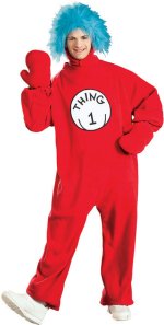 Unbranded Fancy Dress - Adult Thing 1 Costume