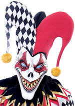 Unbranded Fancy Dress - Adult Twisted Jester Mask