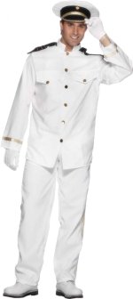 Unbranded Fancy Dress - Adult US Sailor Officer Costume