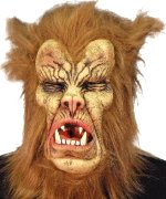 Unbranded Fancy Dress - Adult Werewolf Mask With Hair