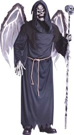 Unbranded Fancy Dress - Adult Winged Reaper Halloween Costume