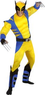Unbranded Fancy Dress - Adult Wolverine Super Hero Costume (FC)