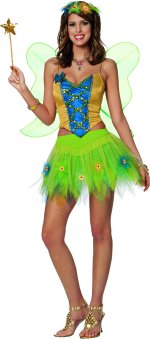 Unbranded Fancy Dress - Adult Woodland Fairy Costume Small