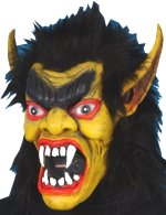 Unbranded Fancy Dress - Adult YELLOW Troll Monster Mask