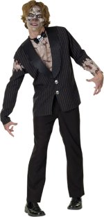 Unbranded Fancy Dress - Adult Zombie Groom Costume
