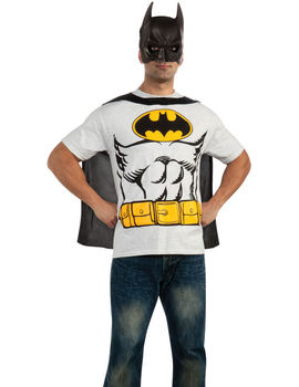 Unbranded Fancy Dress - Batman T-Shirt, Cape and Mask