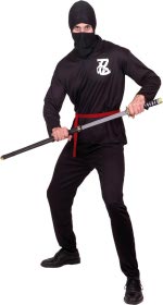 Unbranded Fancy Dress - Budget Ninja Costume