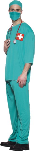 Unbranded Fancy Dress - Budget Surgeon Doctor Costume