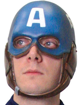 Unbranded Fancy Dress - Captain America Helmet