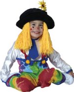 Unbranded Fancy Dress - Child Colourful Clown Costume Age 3-4