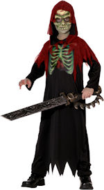 Unbranded Fancy Dress - Child Crimson Ghoul Lenticular Costume Small
